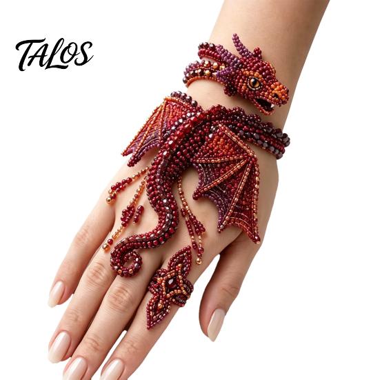 Adult Arts And Crafts Kits DIY Beaded Bracelet Kit, Bead Weaving Jewelry Kit with Pattern Guide, Adjustable Intermediate Loom Patterns Hand
