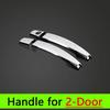 For Peugeot 407 Chrome Handle Covers Trim Set for Coupe 407SW 2004-2010 Car Accessories Stickers Car Styling 2005 2006 2008 2009