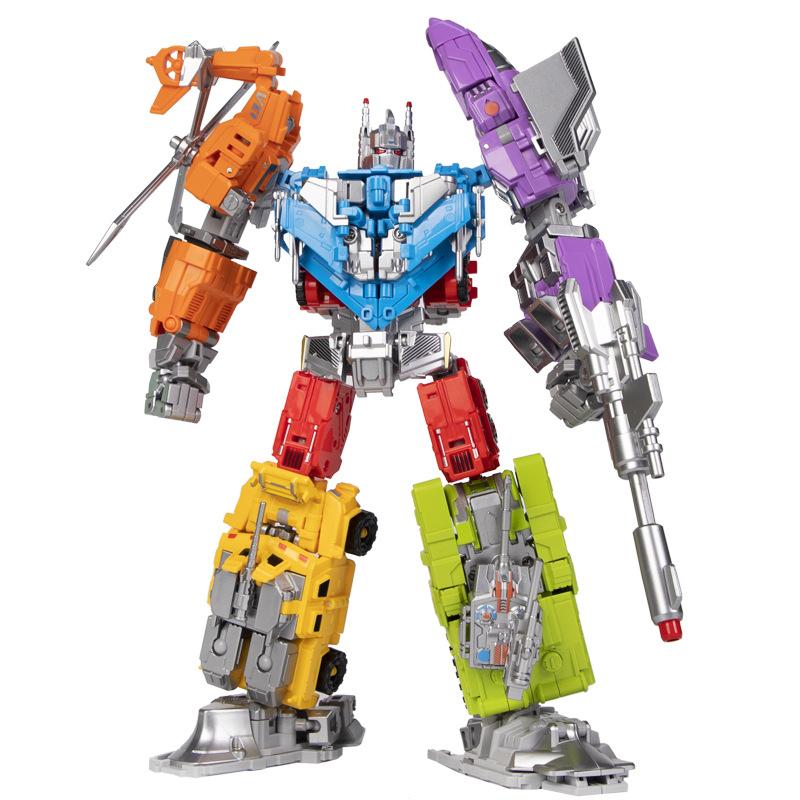 6 en 1 Transformateur Défenseur Defensor Bruticus Devastator Superion Figurine Jouets Modèle Boîte Couleur Figurines d'Action