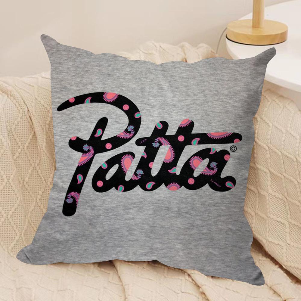 

luxury P-Patta Brand Cushion Cover Silky Short Plush Double-Sided Printed Pillow Case for Sofa All Seasons Home Decor Gift 30cmx30cm