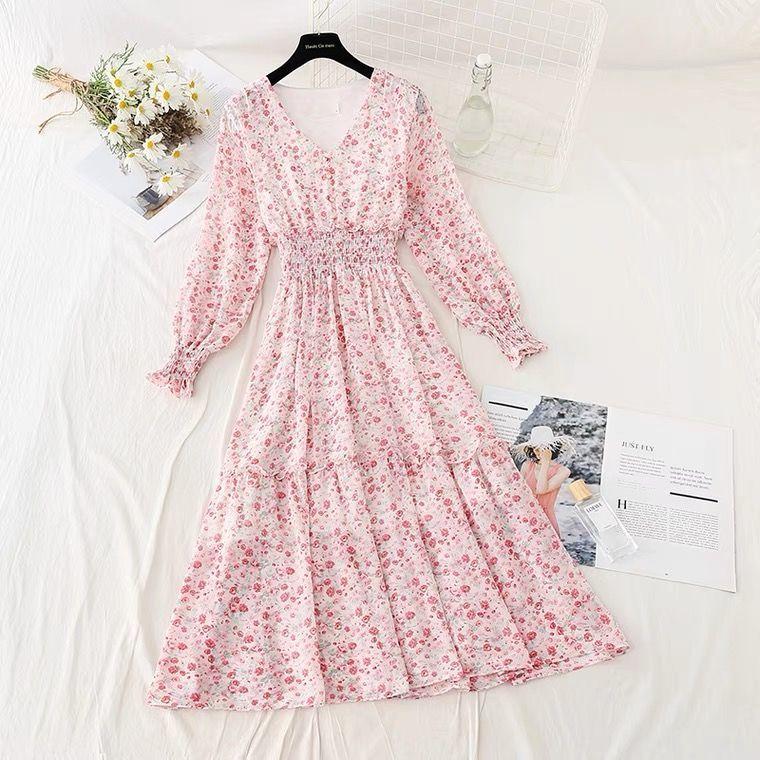 ワンピース Herlipto Autumn Floral Chiffon Dress HER LIP TO Autumn Floral Chiffon Dress Black Size: M | eBay