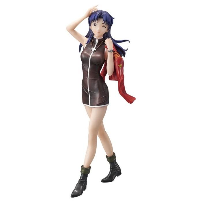Bandai Spirits Ichiban Kuji Evangelion Katsuragi Misato Angel Attack Figure – Brown, 2-3 inches