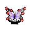 Solar Powered Solar Wall Light Butterfly Shape Outdoor Wall Decor Garden Decor Light  Garden Fence