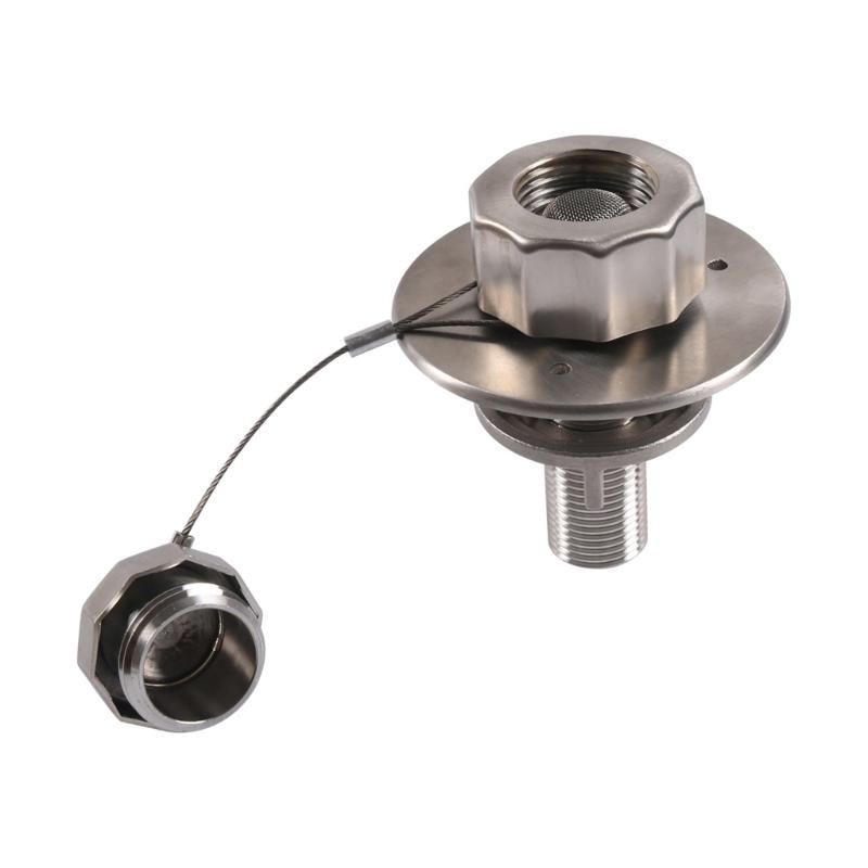 RVs Campers Water Inlet Check Valves 3/4 Adapter With Stainless Steel Body Leakproof Design Easy Installation