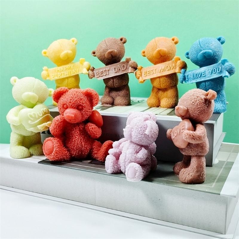 DIY Castings Moulds Cylinders Candle Mould Silicone Craft Pendants 3D Cylinders Candle Molds Candle Decorations Moulds