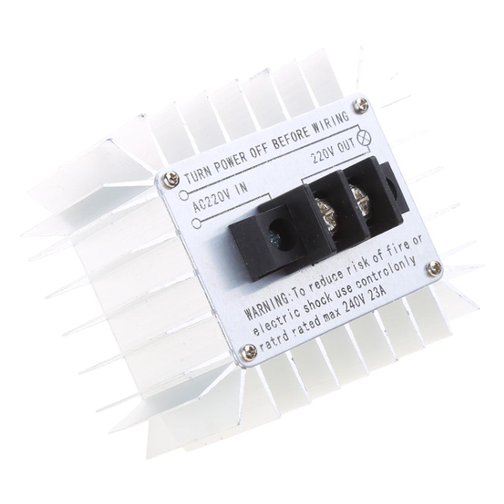 Upgraded 5000W Motor Speed Regulator Efficient Power Regulator 220V 5000W Thyristor Motor for Electrical Appliances