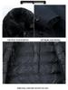 Men's Mink Fur Collar Down Jacket with Detachable Liner, White Duck Down, Autumn/Winter 2025, Middle-Aged Dad Cold Protection Coat.