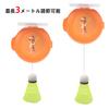 Automatic Back Badminton Indoor Badminton Set with Automatic Perfect for Solo Home and Home Includes 6 Elastic Balls for Portable Indoor Back