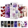 Weiche Hülle für Xiaomi Redmi Note 7 Hülle Blumen Weiches TPU Silikon Handyhüllen auf Redmi Note7 Pro Schutzhülle Rückseite Fundas