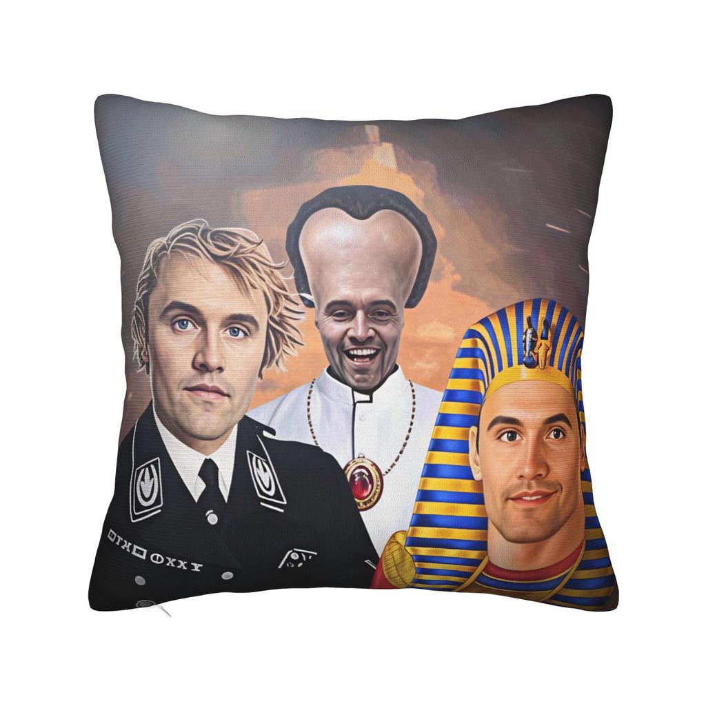 Charlie Kirk Stream Headset Pillow Cover Comfy Cushion Cover Funny Pillow Case For Couch Sofa Bedroom