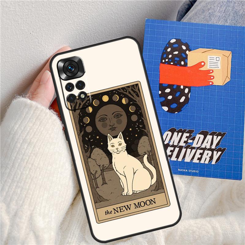 

Tarot Card Cute Art Cats Funda For Xiaomi Redmi 14C 10C 12C 13C Redmi Note 14 Pro 9 10 11 12 10S 11S 12S 13 Pro Case Redmi Note 14 5G