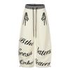 Mens Casual Loose Fit Sweatpants Skull Hand Print Street Style Trousers