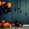 Hanging Halloween Party Backdrop Easy To Install Streamers Curtains  Outdoor