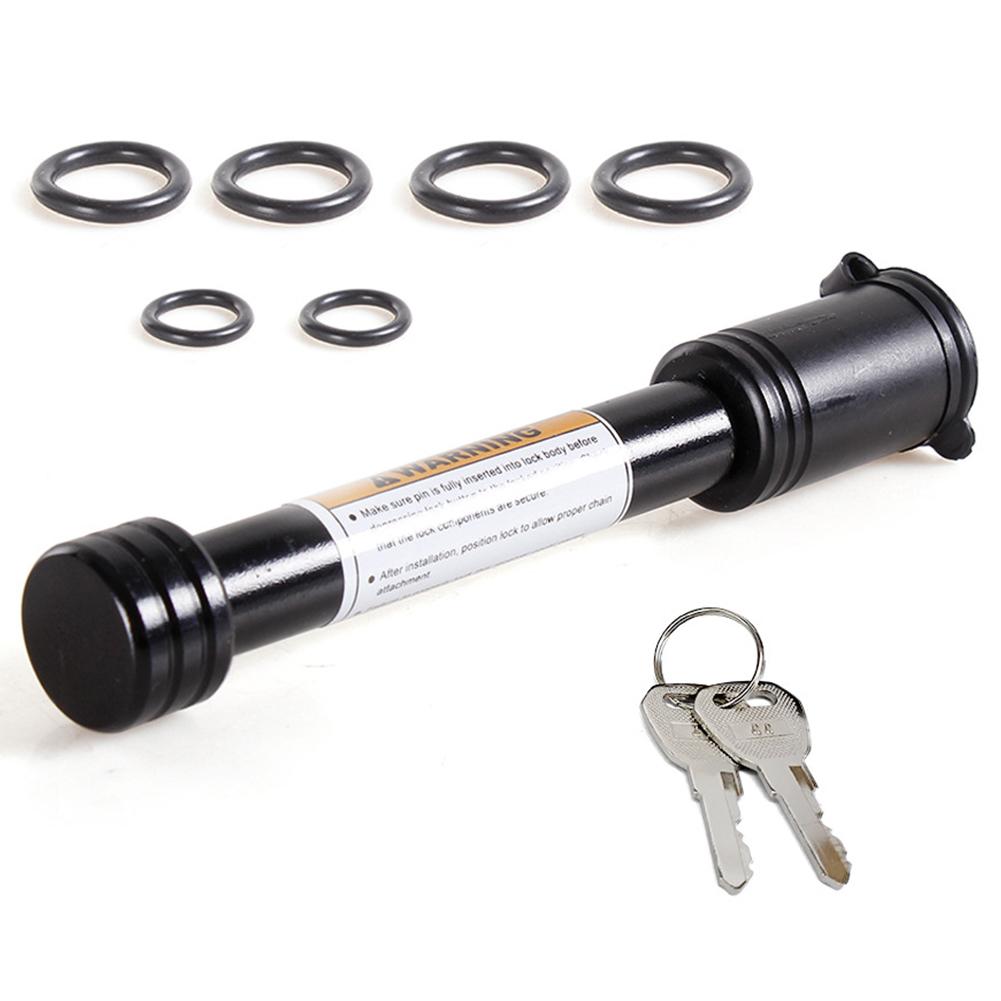 

Замок сцепного устройства с фиксатором для приемника 2 дюйма Замок сцепного устройства для прицепа с фиксатором 5/8 дюйма с уплотнительными кольцами, предотвращающими дребезжание Замок прицепа для буксира и лодки белый