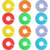 Closet Dividers for Hanging Clothes 12Pcs Clothing Rack Size Dividers Clothes Size Dividers Clothing Rack Dividers Size Rings for Clothing Racks for