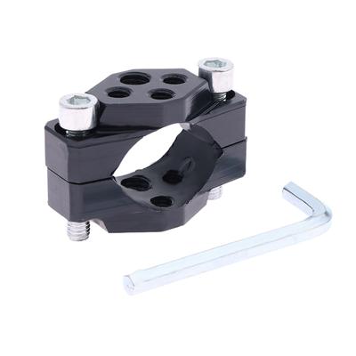 Support de montage de pare-chocs de guidon de moto en alliage d'aluminium pour feux de clignotant antibrouillard à LED