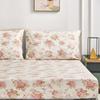 Elegant Floral Pattern Mattress Three-Piece Digital Printing Mattress Bedding Set Adult Children