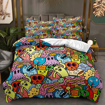 Fashion technology,3D Digital Printed Bedding, Duvet Covers, Pillowcases