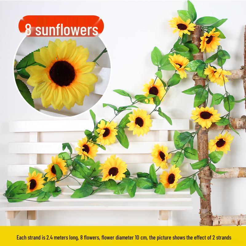 Vite di Girasole: Decorazione Artificiale per Scuola Materna per Interni e Scale