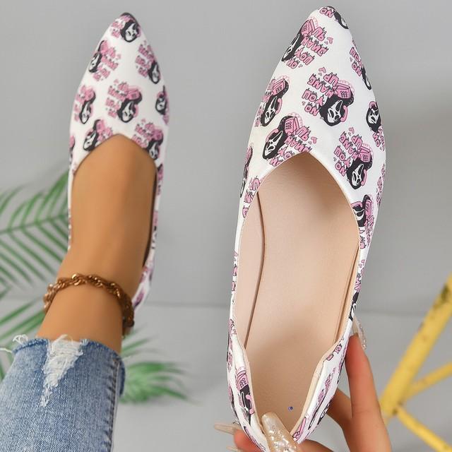 Женские туфли на плоской подошве с острым носком однотонные вязаные туфли без шнуровки женские повседневные дышащие балетки на плоской подошве женские лоферы обувь Мэри Джейн 35 бежевый 2788₽