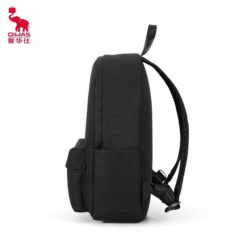 OIWAS Snoopy Black Fabric Backpack