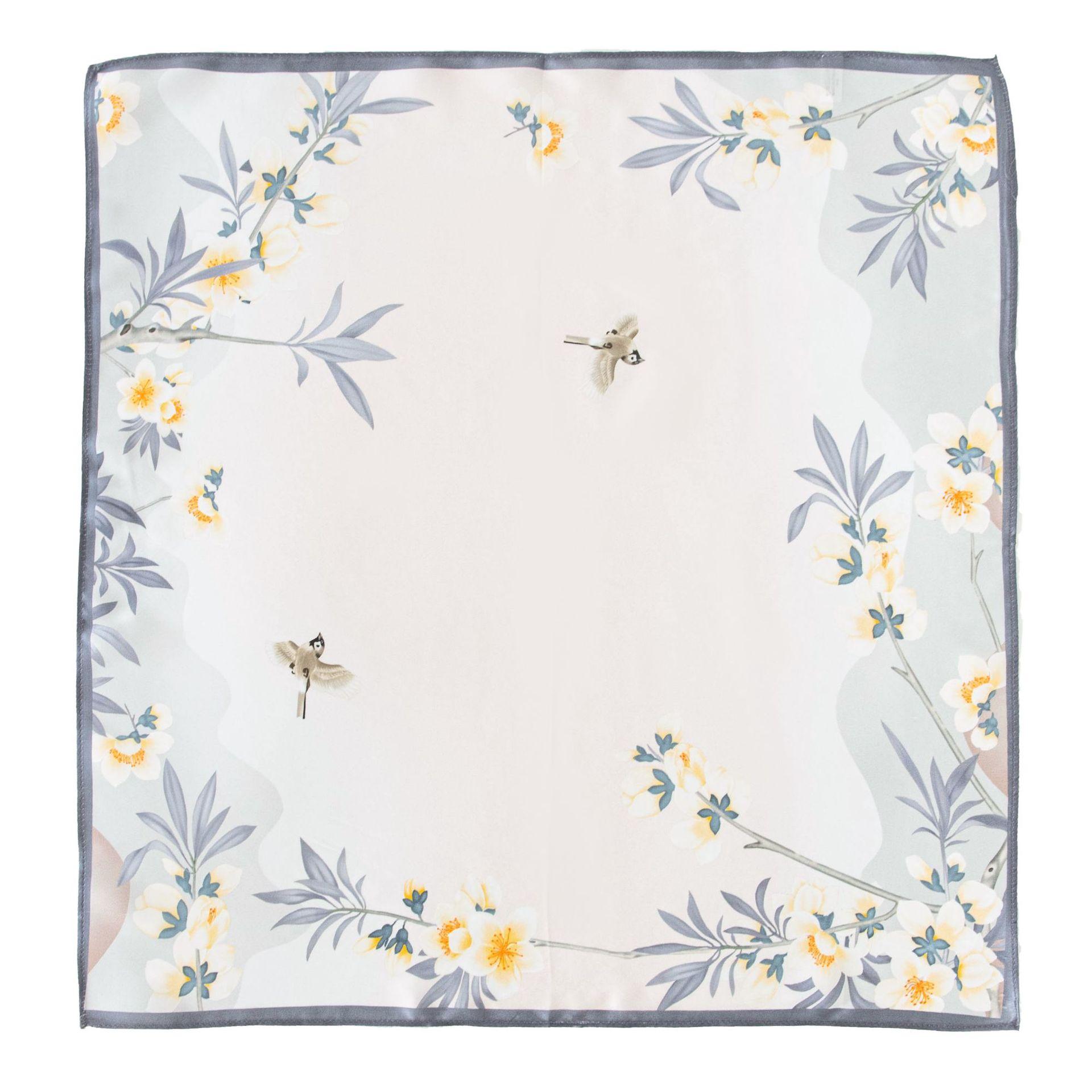 

53*53 см 100% шелковица шелковая квадратный шарф масляная живопись роскошные шарфы солнцезащитный платок шейный платок подарок 53*53cm