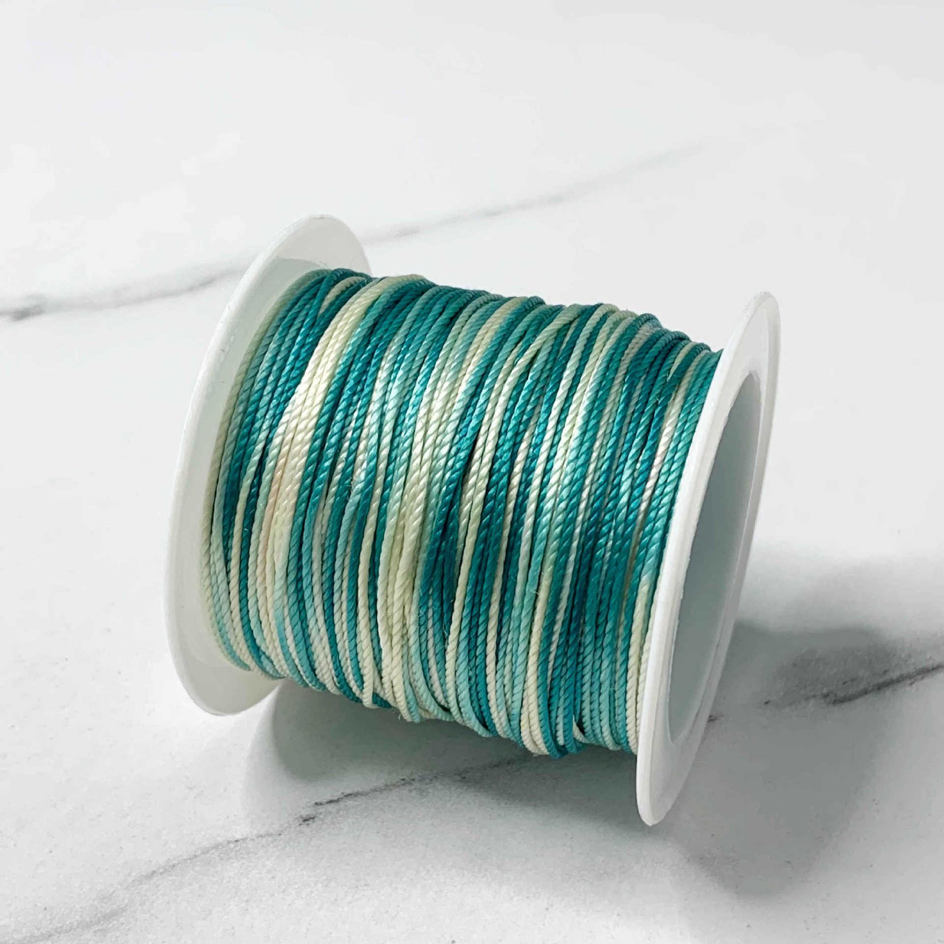 

12-прядная меланжевая пряжа: Шнур макраме Qianli Jiangshan для DIY цветных браслетов и плетения ручных шнурков No Specifications