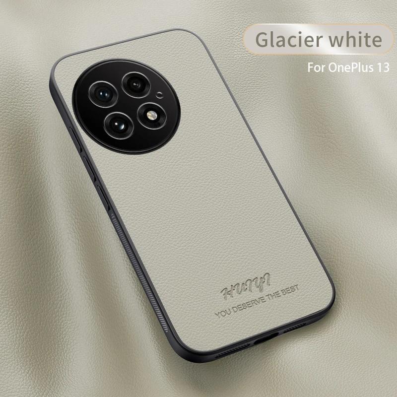 Luxury Business Leather Soft Frame Magnetic Cover For OnePlus 13 One Plus 13 5G Phone Cases Capa