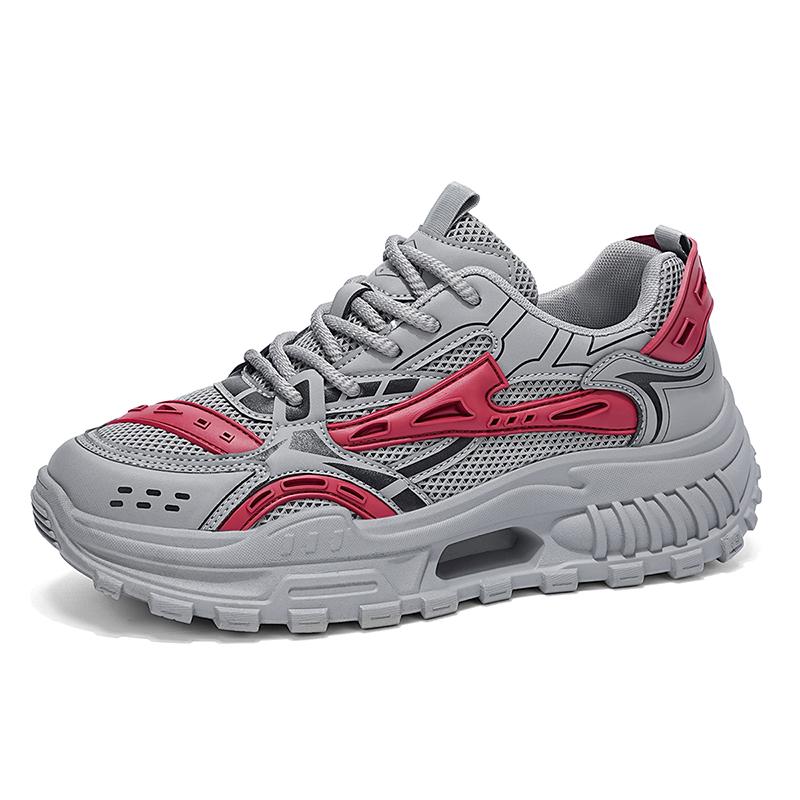 Chunky Sneakers Four Seasons New Breathable Light Soft Sole Anti Slip Outdoor Walking Shoes Fashion Cusual Running Sports Shoes