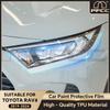 Precut Paint Protection Clear Film for Toyota RAV4 Hybrid XA50 -2024 Front Headlight Rearview PPF TPU Transparent Accessorie