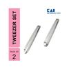 KAI KAI Tweezers for eyebrow tweezers set, flat tip, tapered, rust resistant, for tweezers, made in Japan KF1015