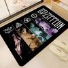 Rock Band L-Led Zeppelin Room Mats Retro Multiple Choice Living Room Kitchen Rug Non-Slip Welcome Rug