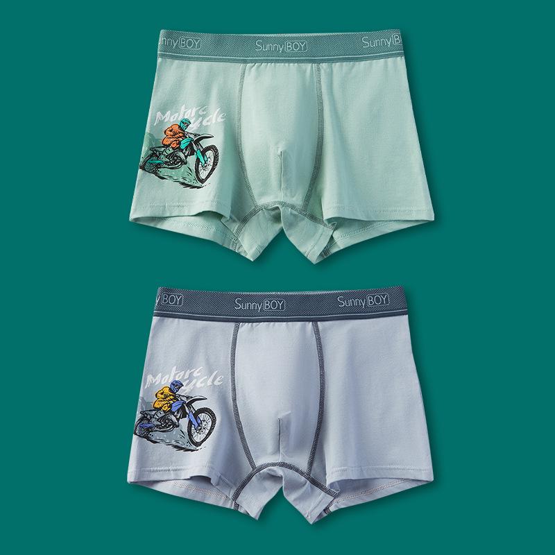 Boys' Combed Cotton Boxer Briefs: Youth & Toddler Sizes
