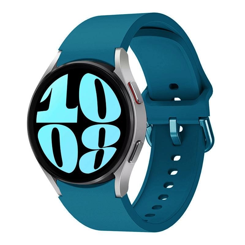 Silicone Band for Samsung Galaxy Watch 7/6/5/4 44mm 40mm/5 Pro 45mm Bracelet Galaxy Watch 4/6 Classic 47mm 43mm 46mm 42mm Strap