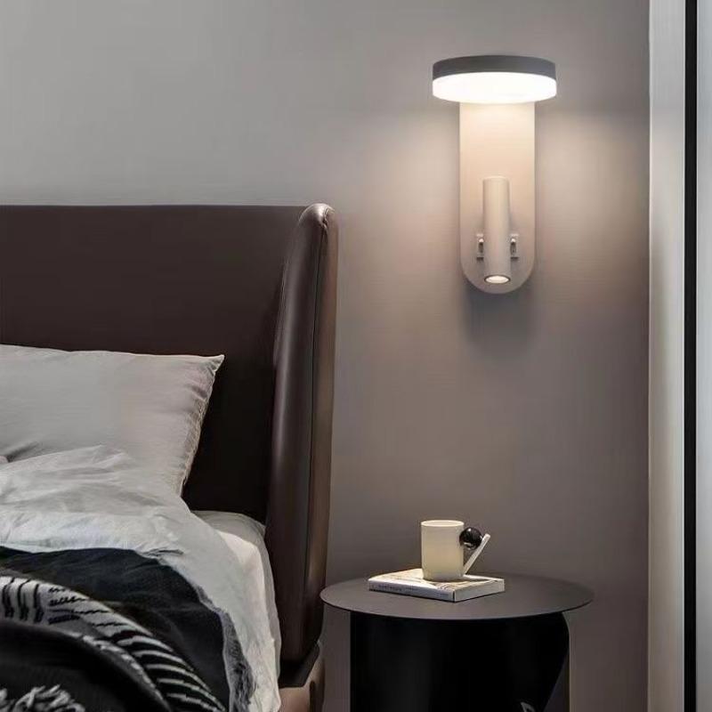 Wall Lamp Style Metal Rotatable Led Light Home Decor Living Room  Bedside Bedroom Lampe