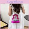Trendy Transparent Shell Shaped Jelly Shoulder Bag For Kids In Charming Colors