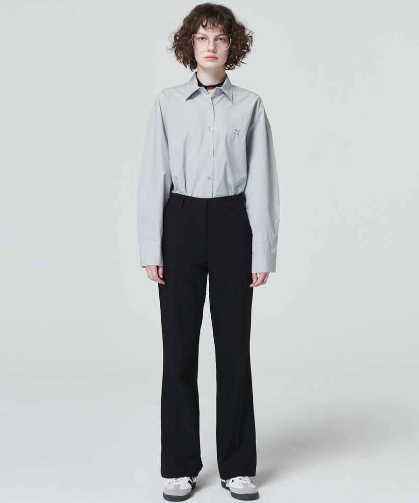 MALOUPE 2112 Semi-Wide Pants (Black)