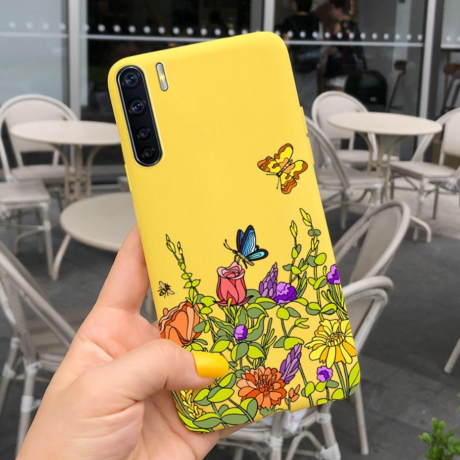 For OPPO A91 Case Oppo F15 CPH2001 CPH2021 Lovely Printing Jelly Silicone Soft Phone Back Cover Cases For Oppo Reno3 CPH2043