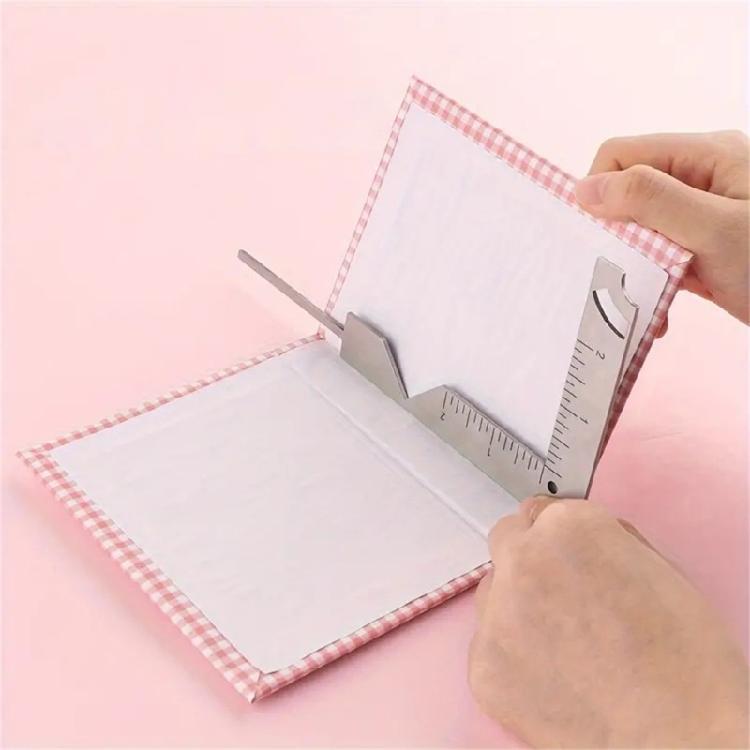 Multipurpose Craft Measuring Tool Designed For Book Cover Perfection And Detailed Art Projects