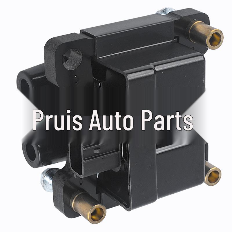 High-Voltage Ignition Coil Pack Accessory for Subaru Legacy 2.5L, Model 22433-AA580, Black
