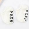 Cute Candy Color Stripe White Baby Floor Socks Summer Spring Thin Cotton Rubber Anti-slip Short Ankle Stockings for Boys Girls