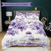 Watercolor style Pattern Bedding uilt Set uilt Cover Pillowcase Home Decoration Birthday Gift (1 * duvet cover + 2 * pillowcase  without core)