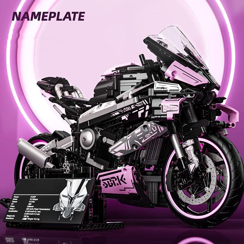 Technical Famous Motorcycle M1000 RR Building Block Locomotive Model Vehicle Racing Car Toys Bricks Motorbike Boys Kid Gifts