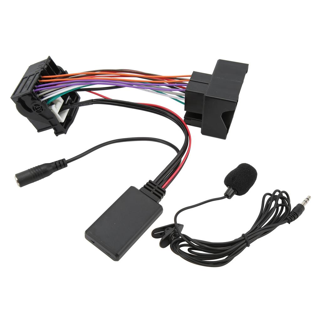 Car RD4 Microphone External Assembly Bluetooth 5.0 Aux Audio Cable Adapter Replacement for Citroen C5 C6 C8 C2 C3