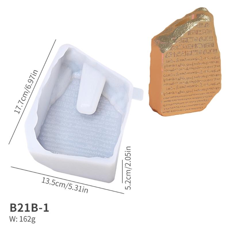3D Ägyptische Steinstatue Silikon-Vasenformen zum Gießen von Epoxidharz, Blumenvase, Gipsdekoration, Silikon-Kerzenformen