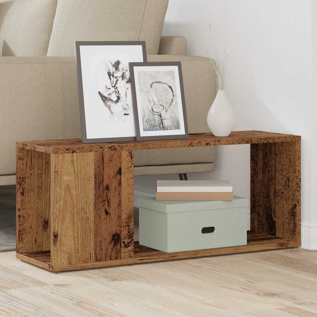 TV Stand Rustic Wood Look 80 x 24 x 32 cm Engineered Wood