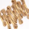 12pcs 10M Jute Twine Colorful Woven Rope For Diy Crafts Home Wedding Decoration Knitting Cord Craft Supply Gift Ring