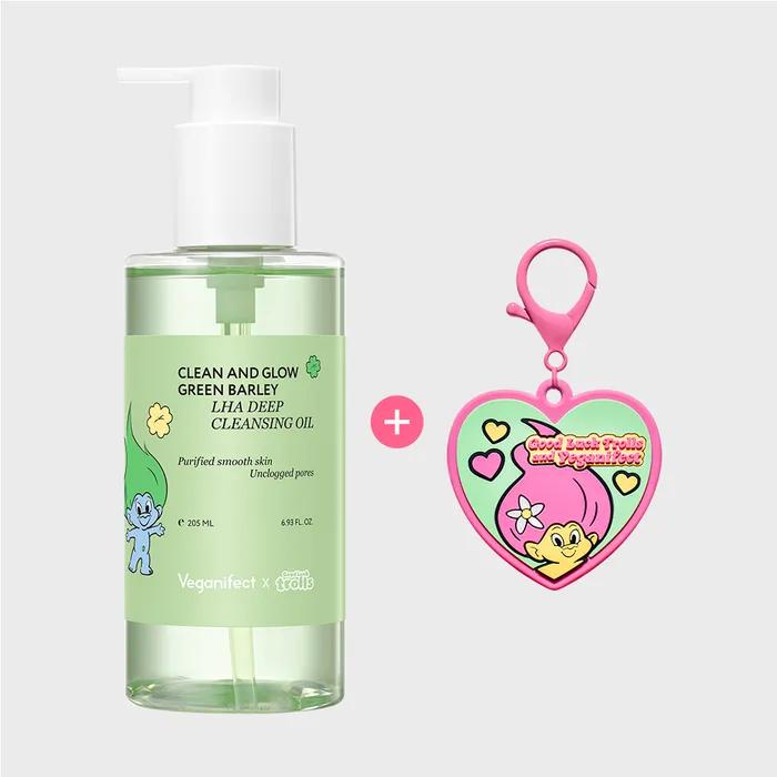 Vegan Effect Green Barley LHA Cleansing Oil Good Luck Troll Edition (205ml)