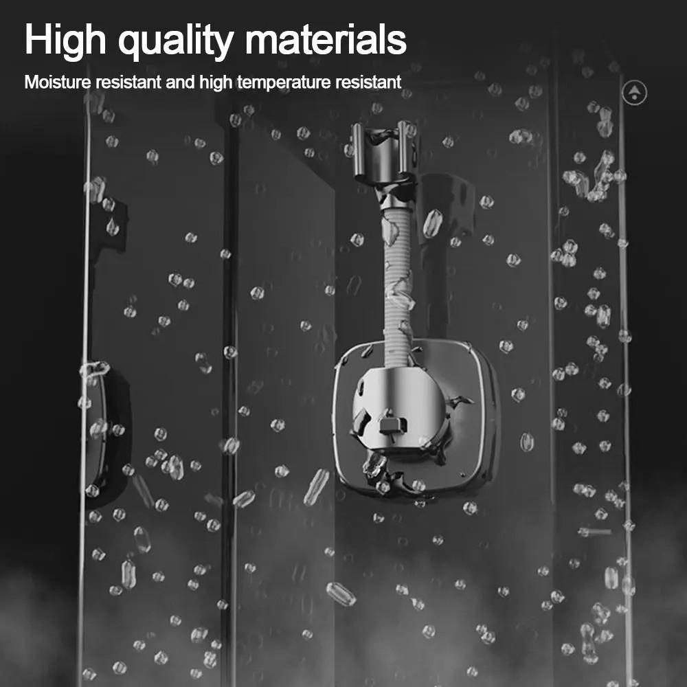 Wall Mounted Suction Cup Shower Head Holder Easy Installation Shower Head Support Stand Kitchen