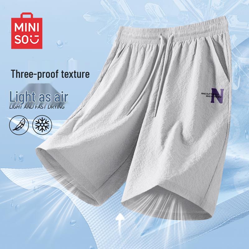 MINISO Men s Lightweight Summer Casual Sports Shorts M